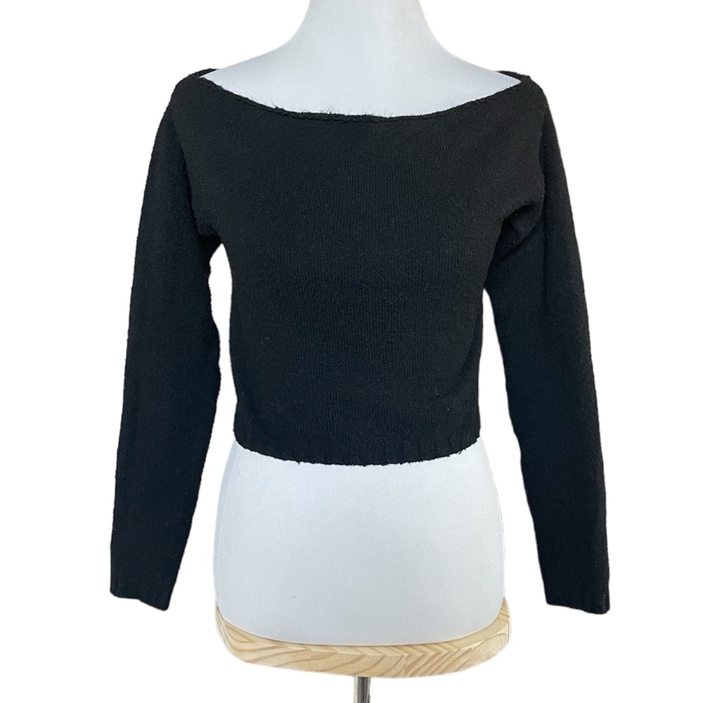 UO Silence + Noise long sleeve cropped sweater